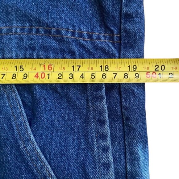 Vintage denim utility boiler suit overalls jumpsuit by J B Goodhue, distressed - Picture 12 of 16